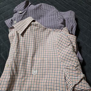 2 Chaps Mens long sleeve Shirts 2XL Tall